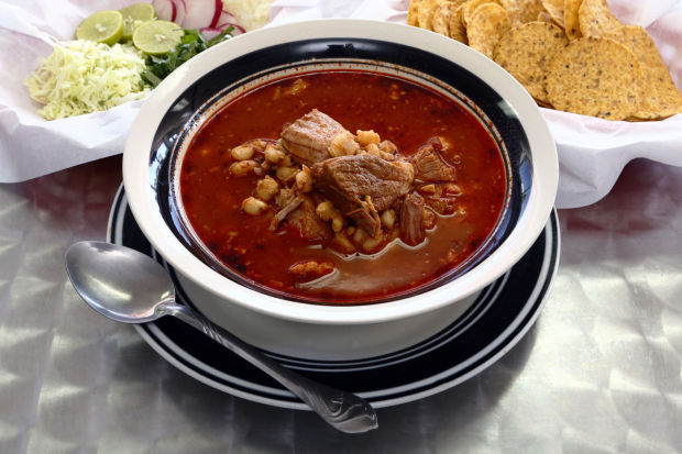 Posole at Michocan Taqueria Raspados